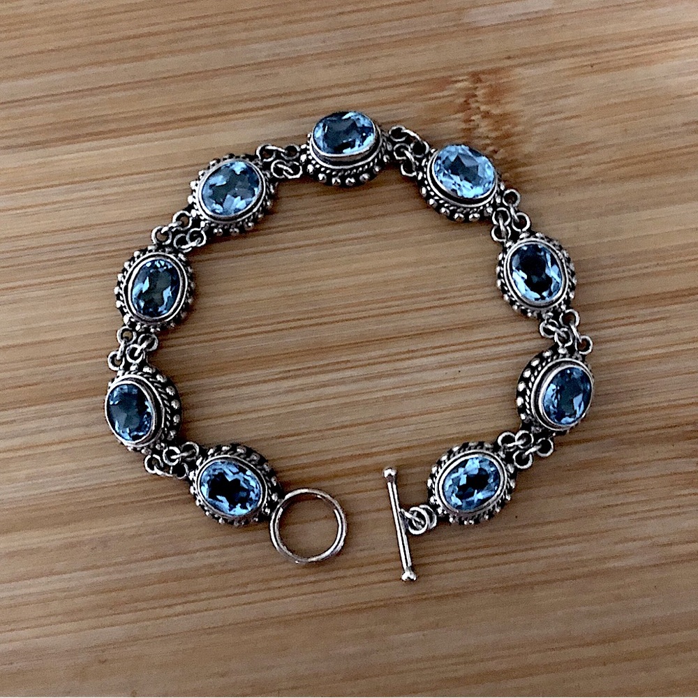 $89  Designer Estate Bracelet  Sterling Silver  Marked BA 925 INDONESIA
